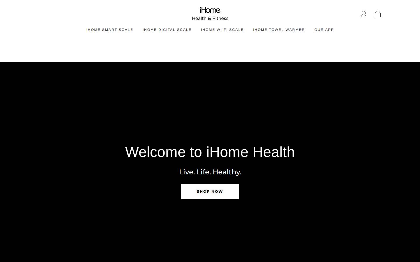 ihomehealth.com homepage screenshot