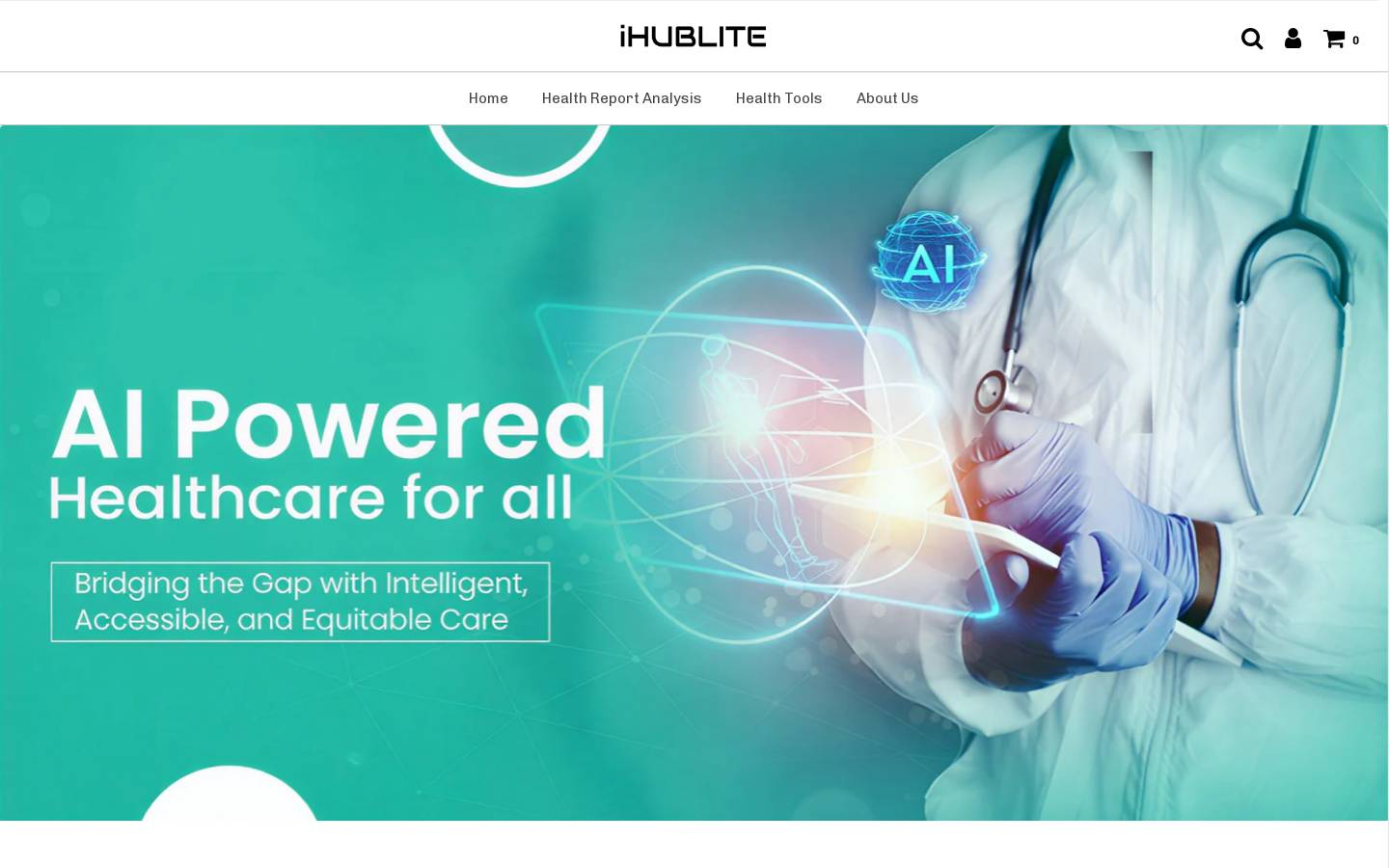 ihublite.com homepage screenshot