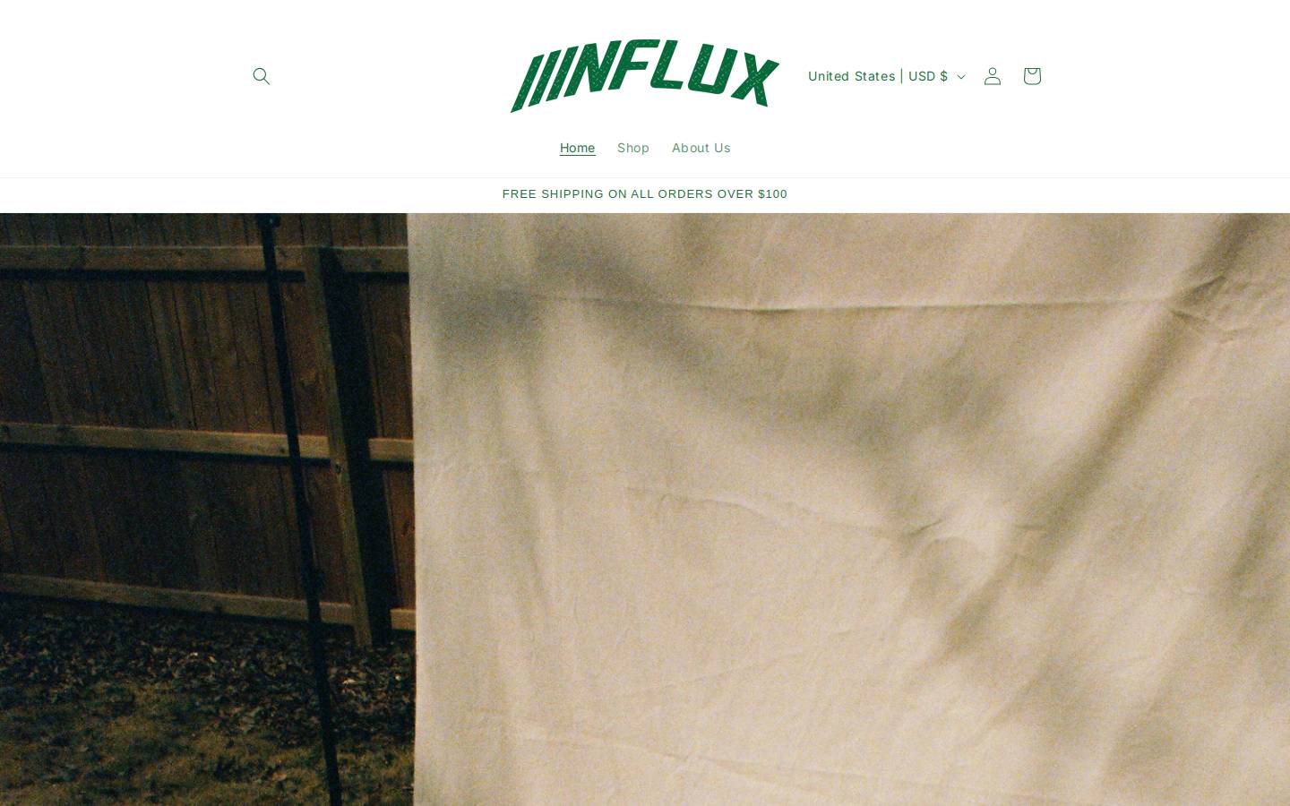 iiinflux.com homepage screenshot