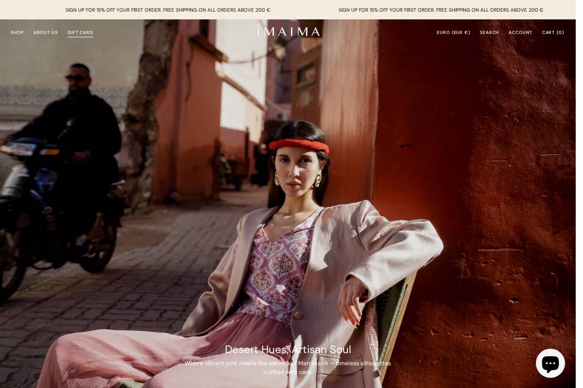 iimaima.com homepage screenshot