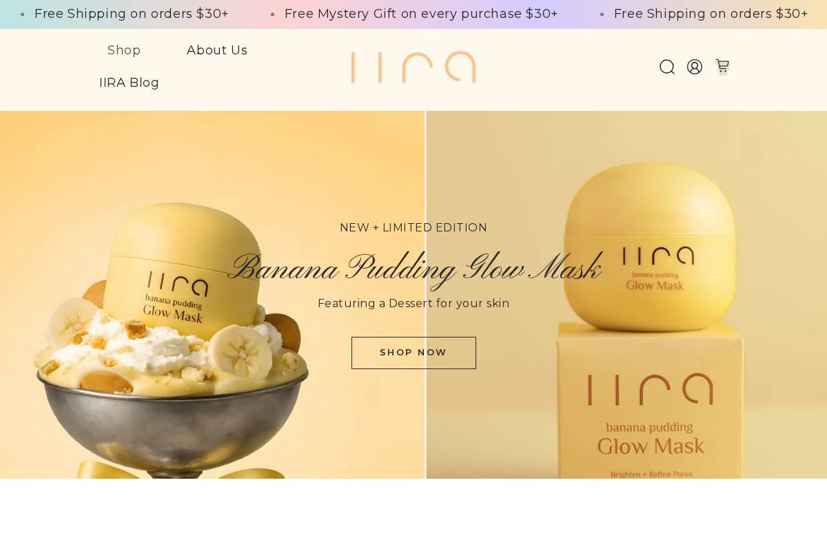 iiraskins.com homepage screenshot