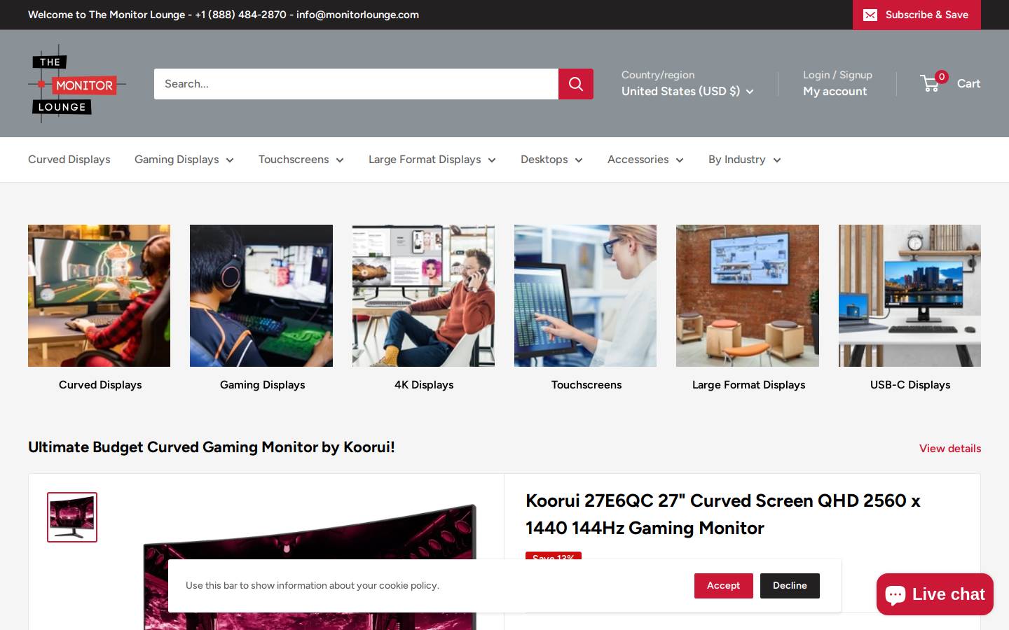 iiyamadirect.co.uk homepage screenshot