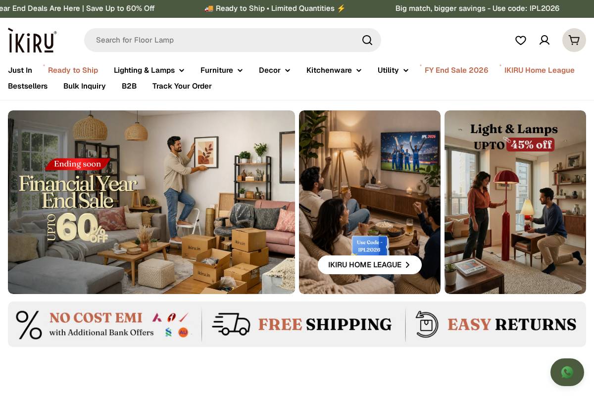 ikiru.in homepage screenshot
