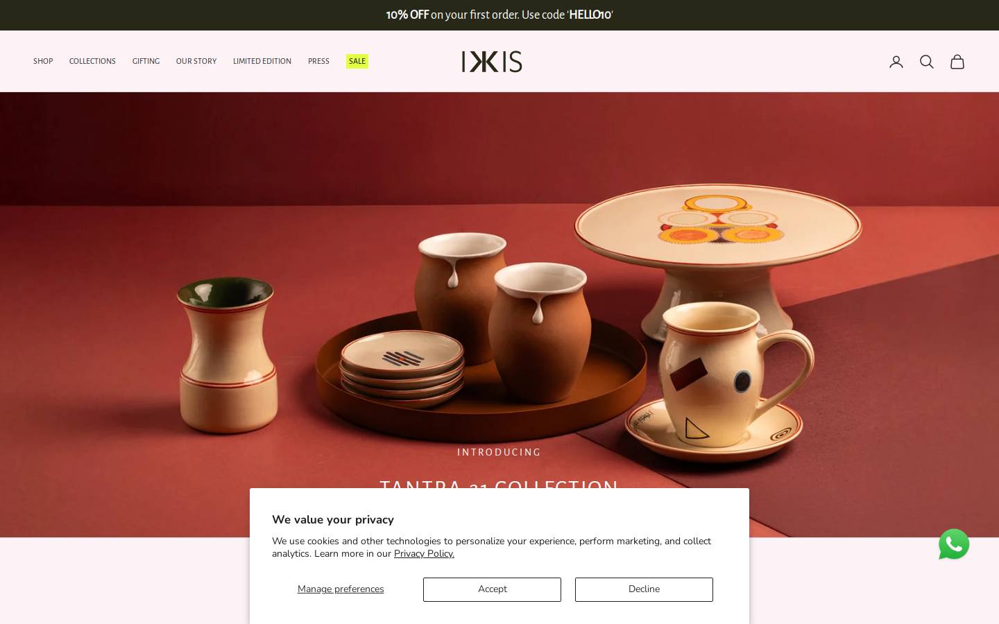 ikkis.in homepage screenshot