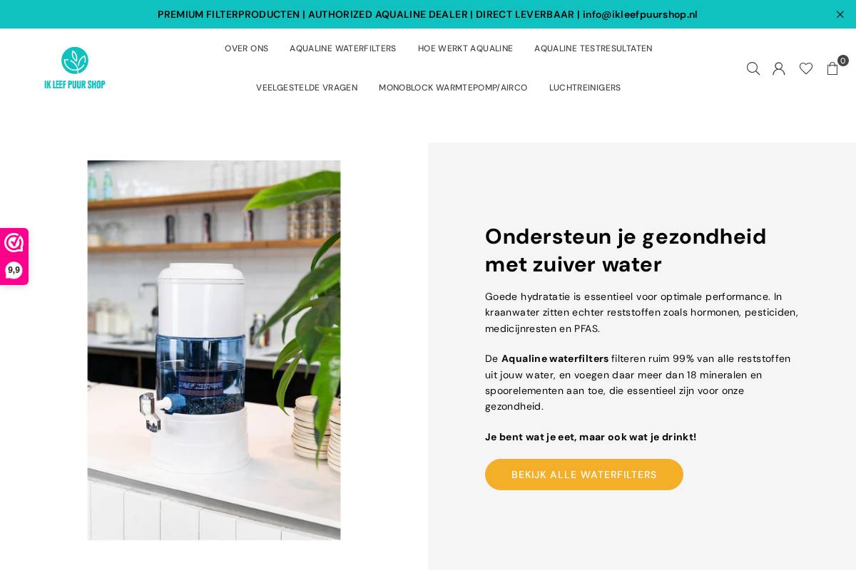 ikleefpuurshop.nl homepage screenshot