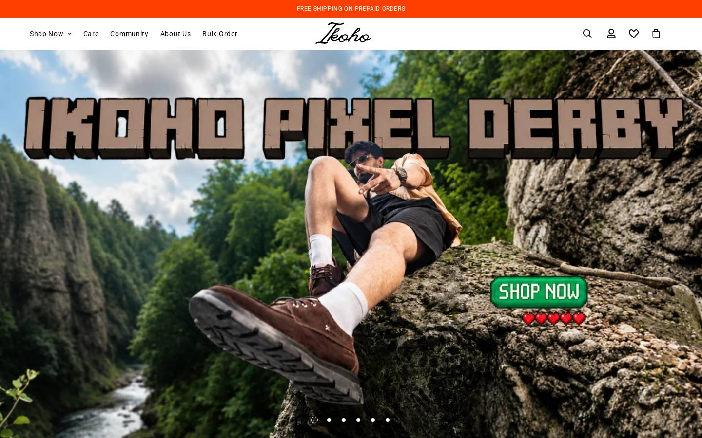 Ikoho homepage screenshot