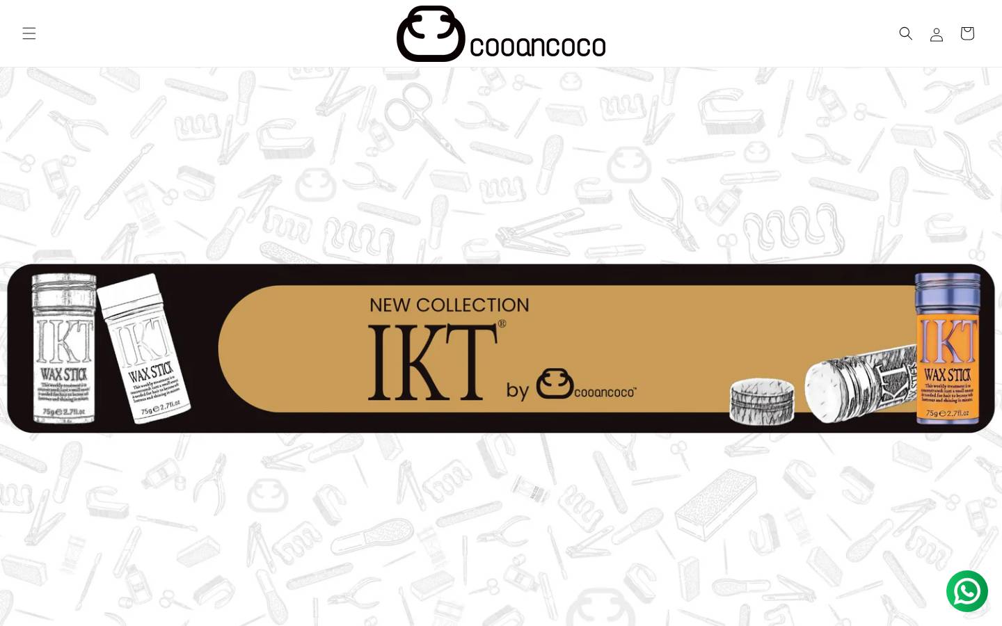 iktcosmetics.com homepage screenshot