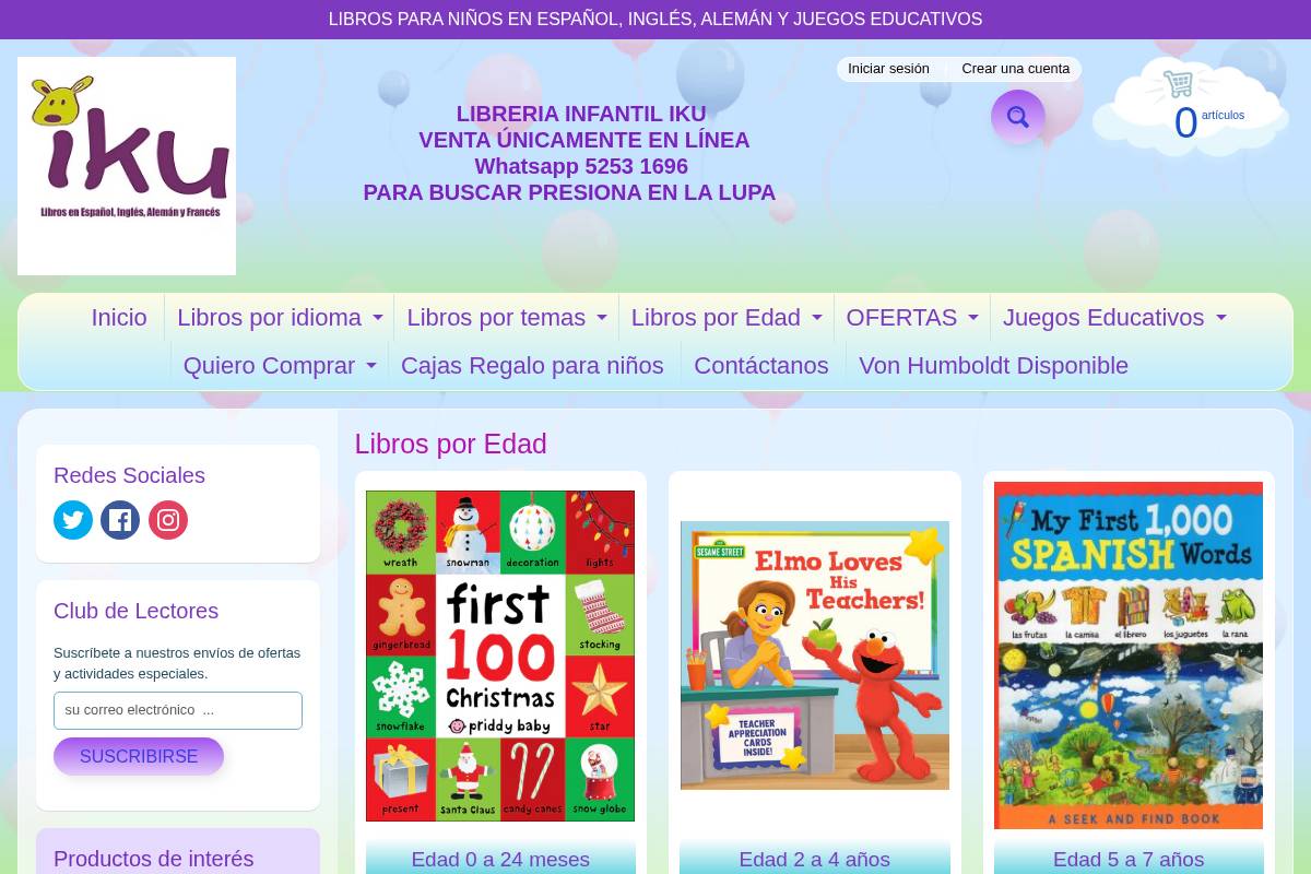 ikuaprendo.com homepage screenshot