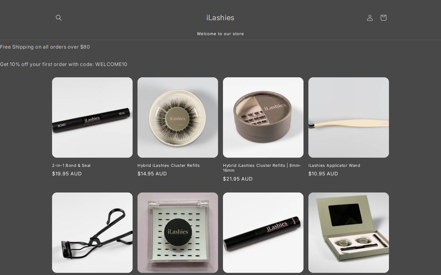ilashies.com homepage screenshot