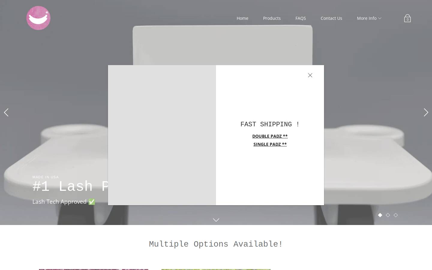 ilashpadz.com homepage screenshot