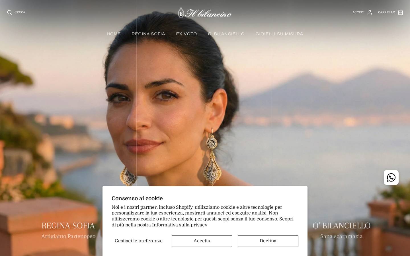 ilbilancinogioielli.it homepage screenshot