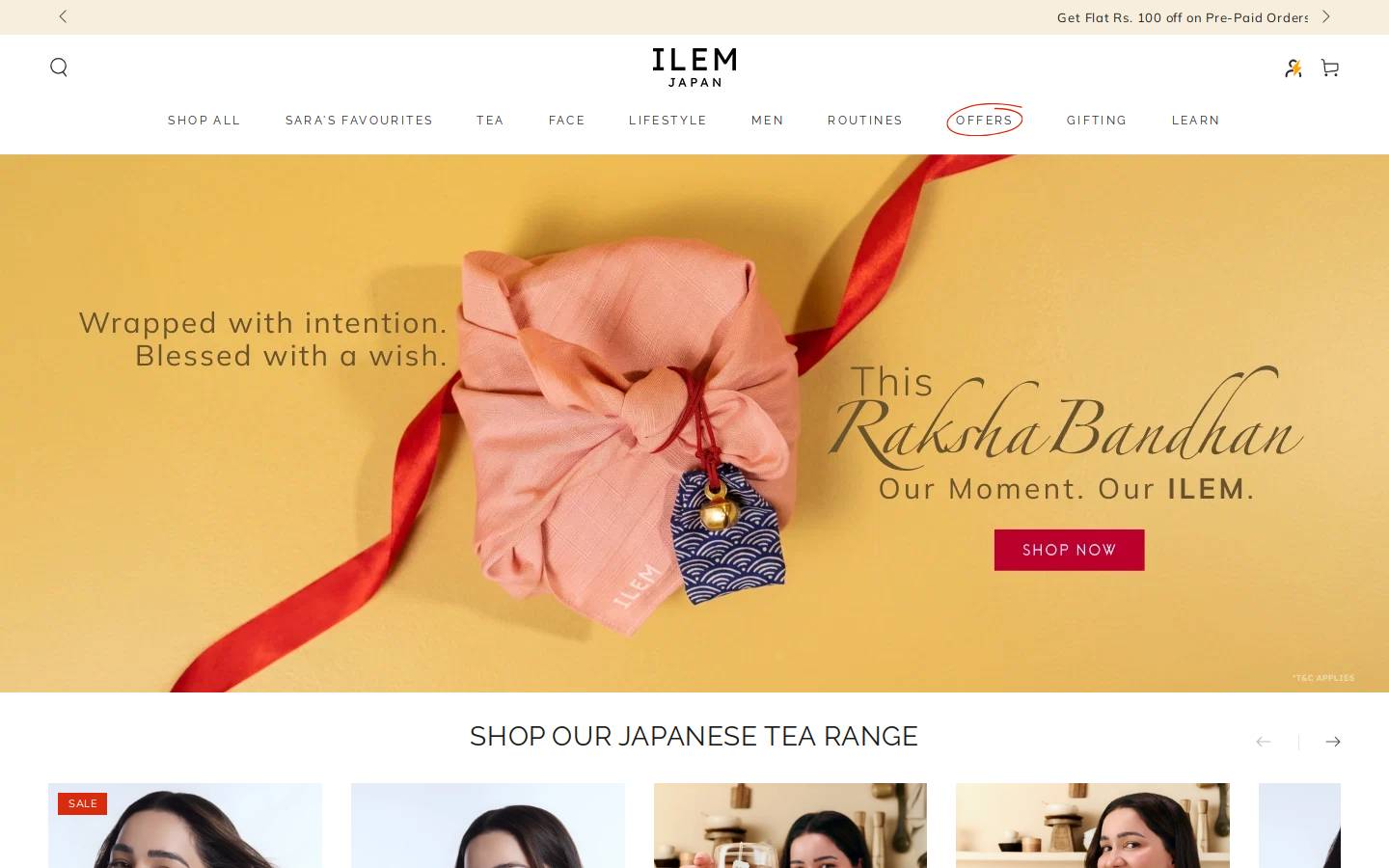 ilemjapan.com homepage screenshot