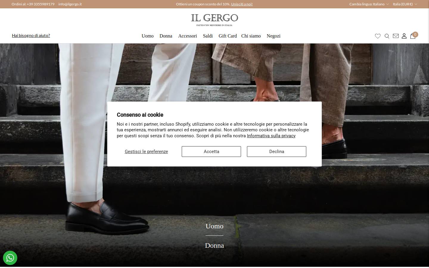 IL GERGO homepage screenshot