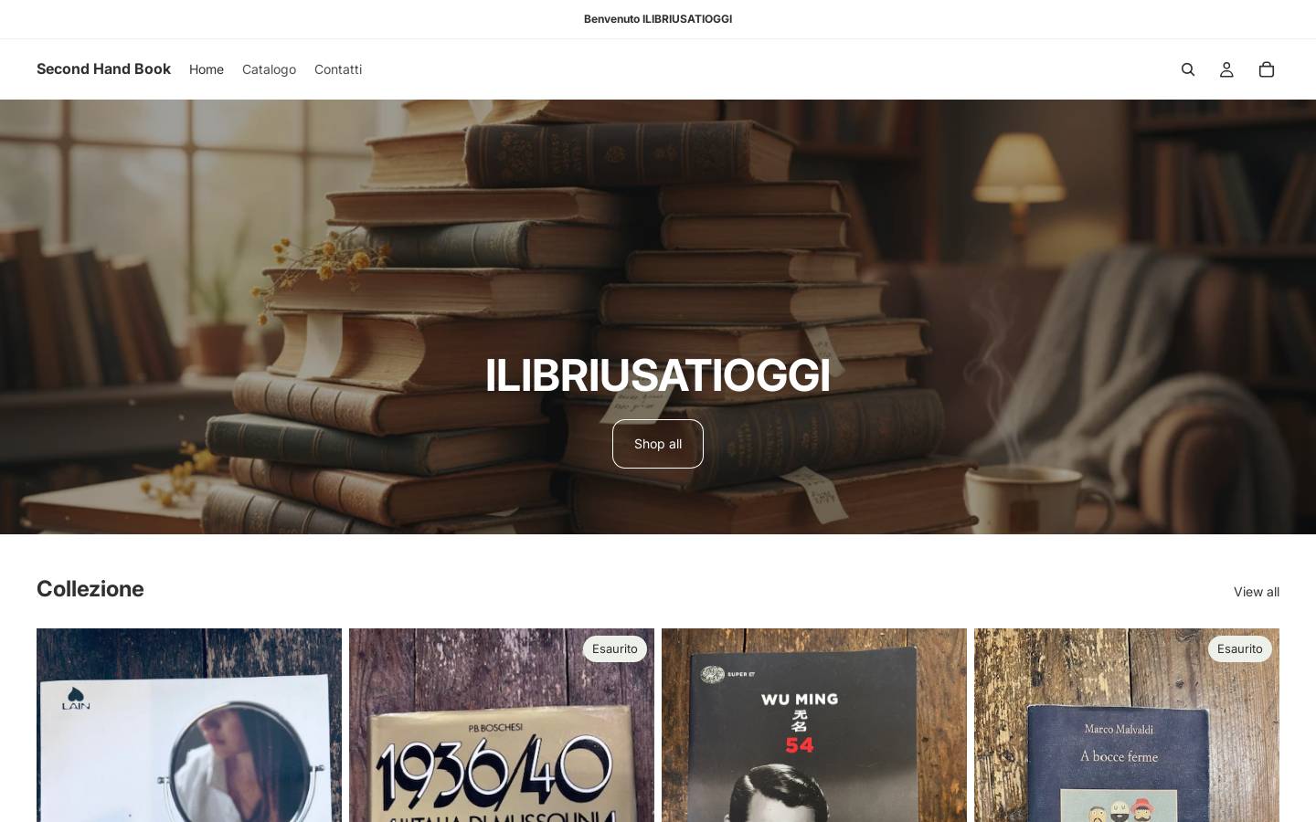 ilibriusatioggi.com homepage screenshot