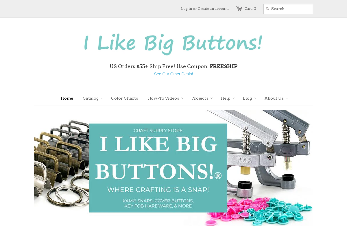 ilikebigbuttons.com homepage screenshot