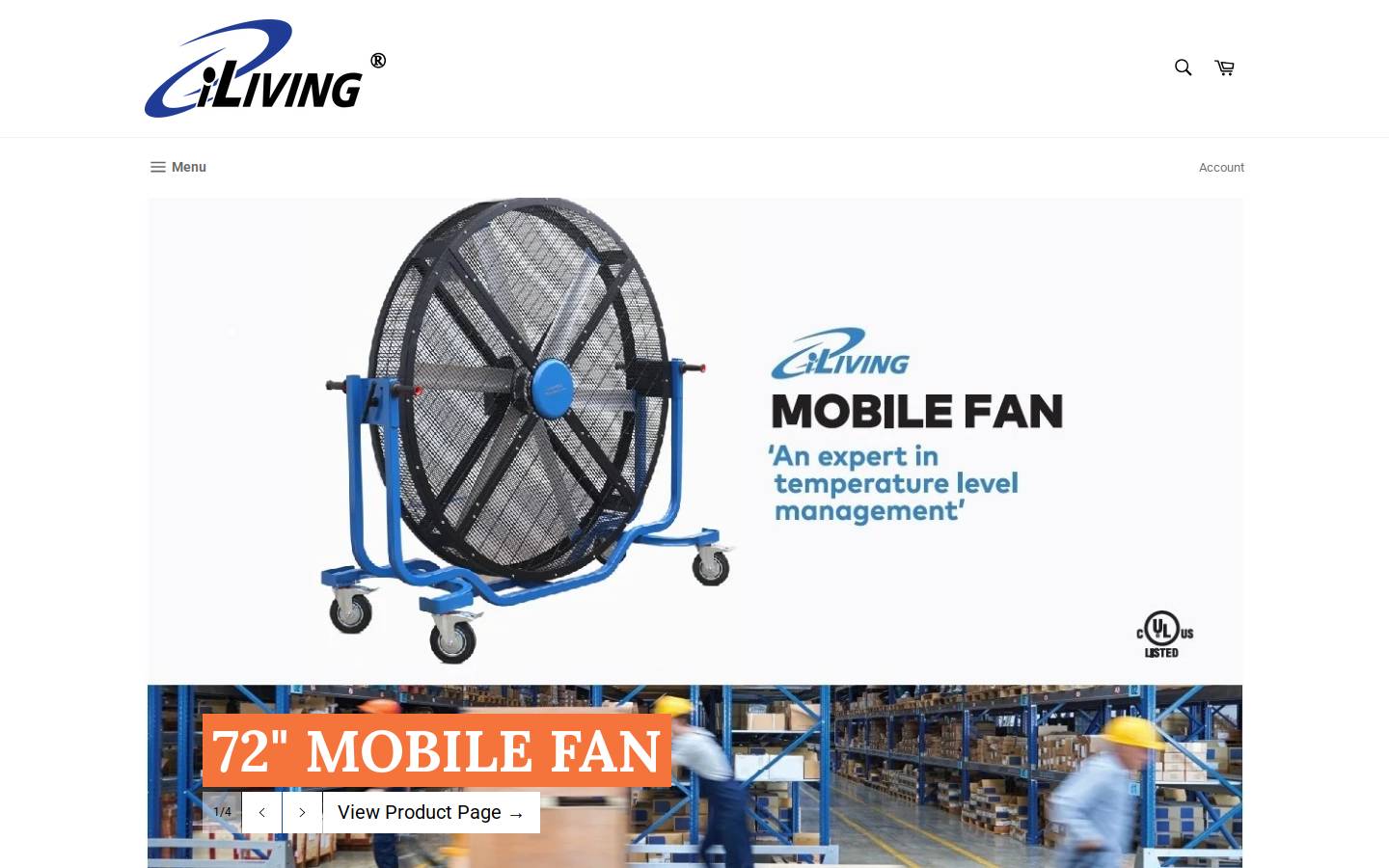 ilivingusa.com homepage screenshot