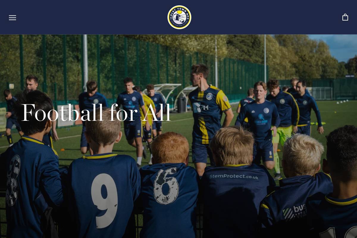 ilkleytown.net homepage screenshot