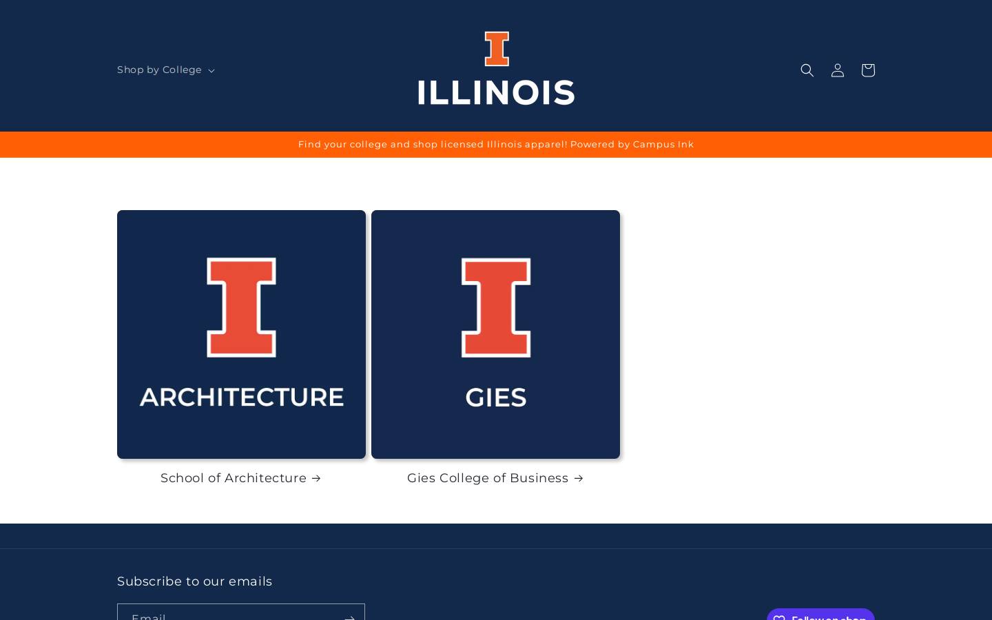 illini.store homepage screenshot