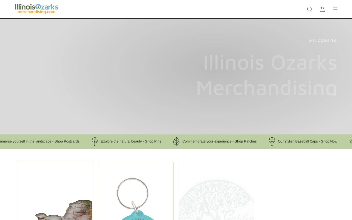 illinoisozarksmerchandising.com homepage screenshot