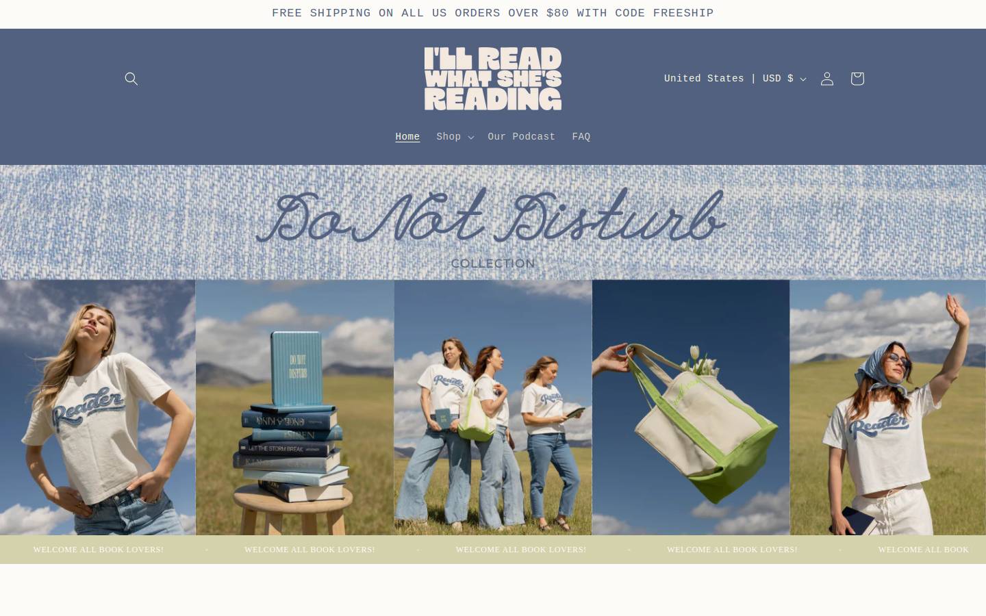 illreadwhatshesreading.com homepage screenshot