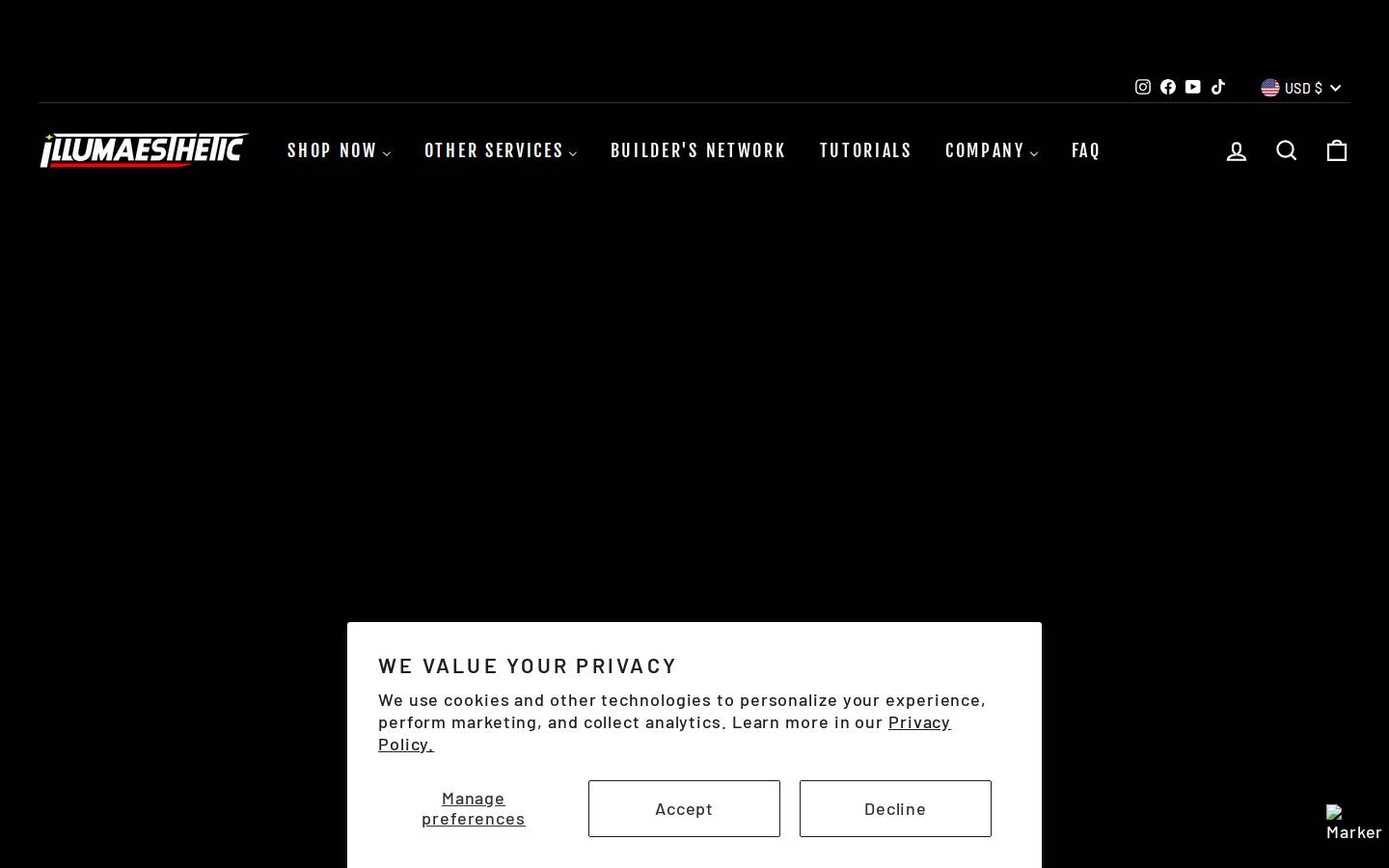 illumaesthetic.com homepage screenshot