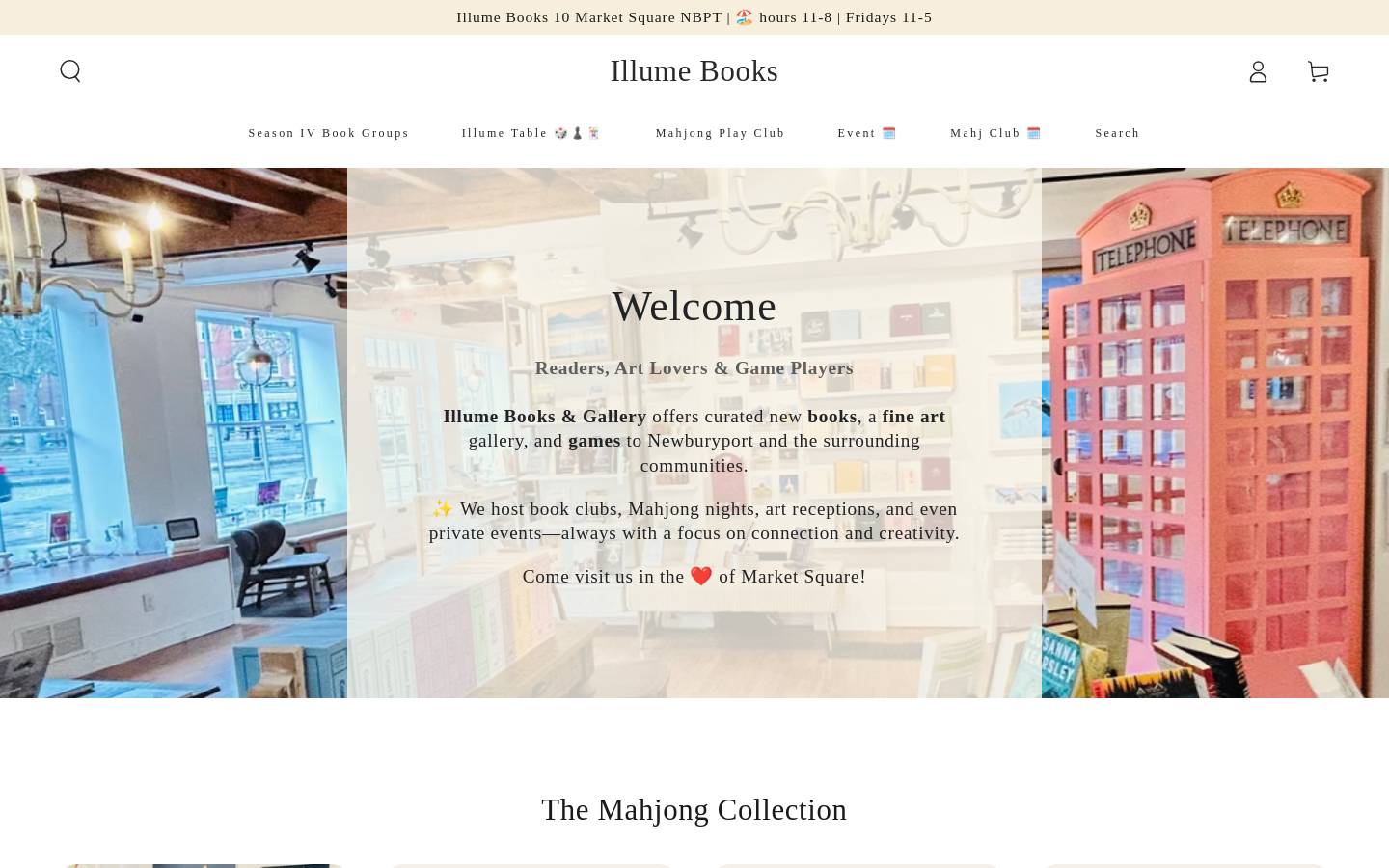 illumebooks.com homepage screenshot