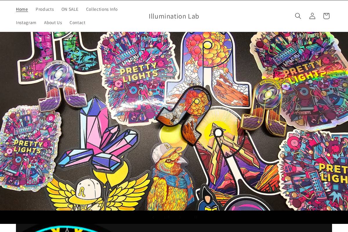 illuminationlabart.com homepage screenshot