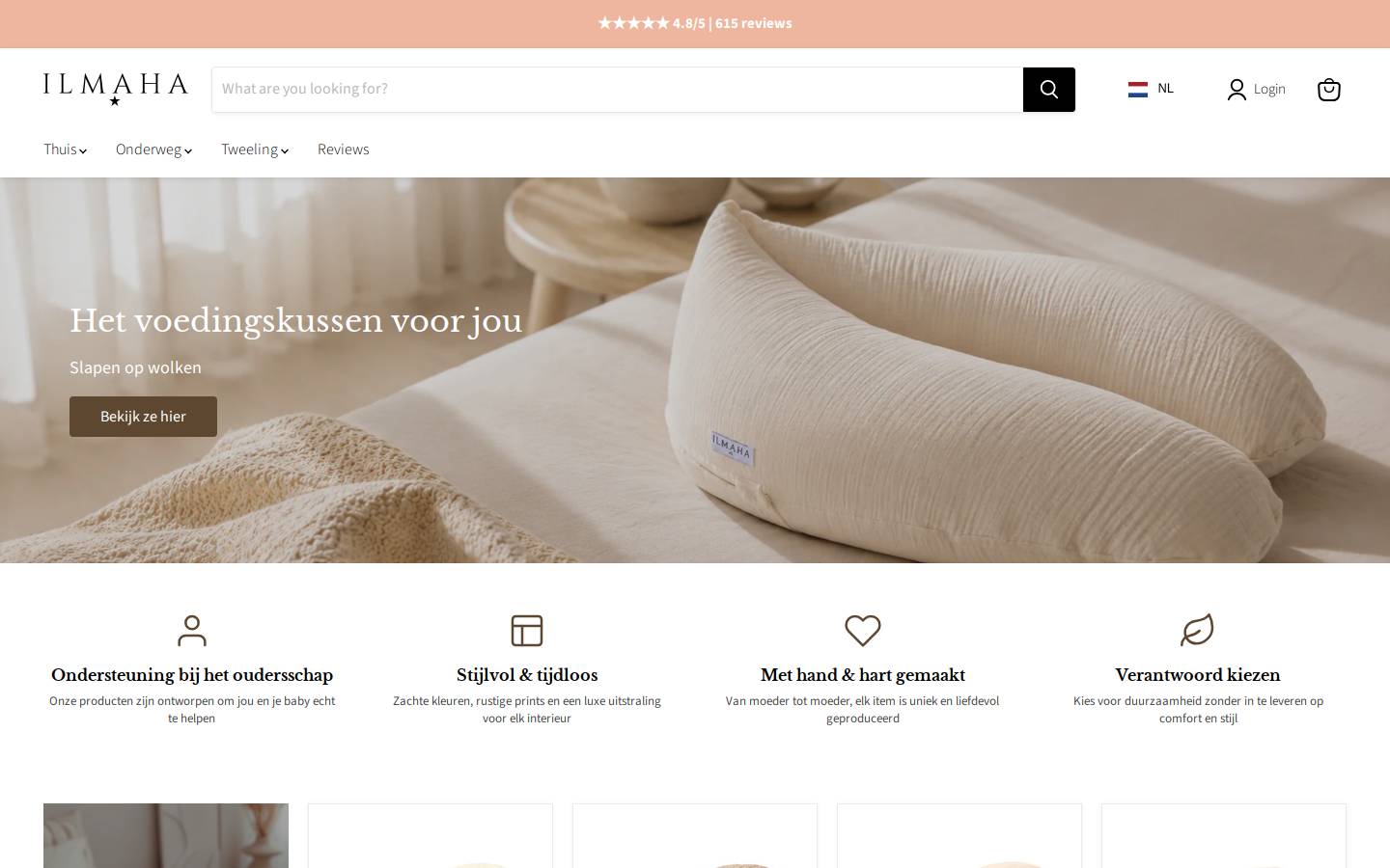 Ilmaha homepage screenshot