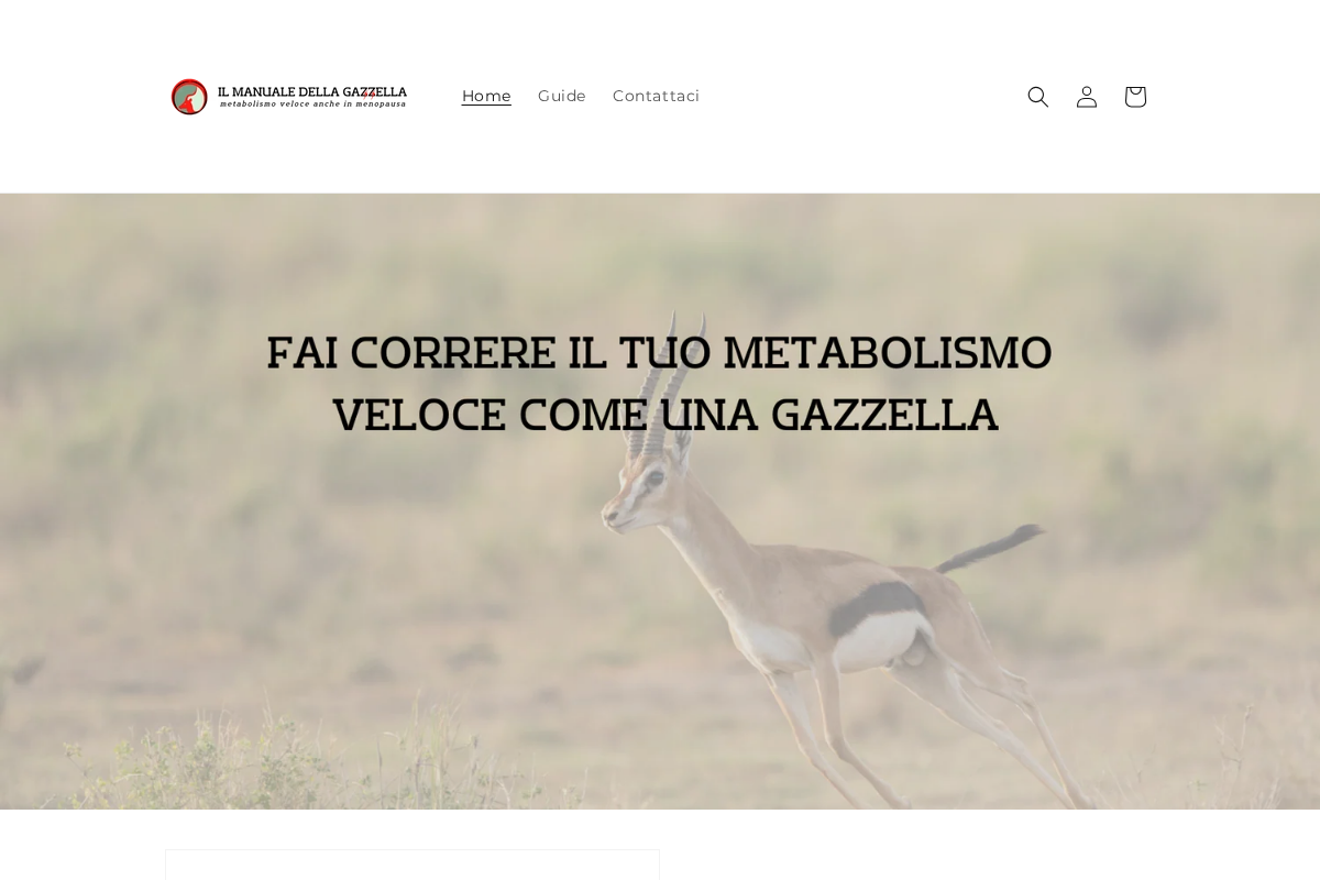 Il Manuale della Gazzella homepage screenshot