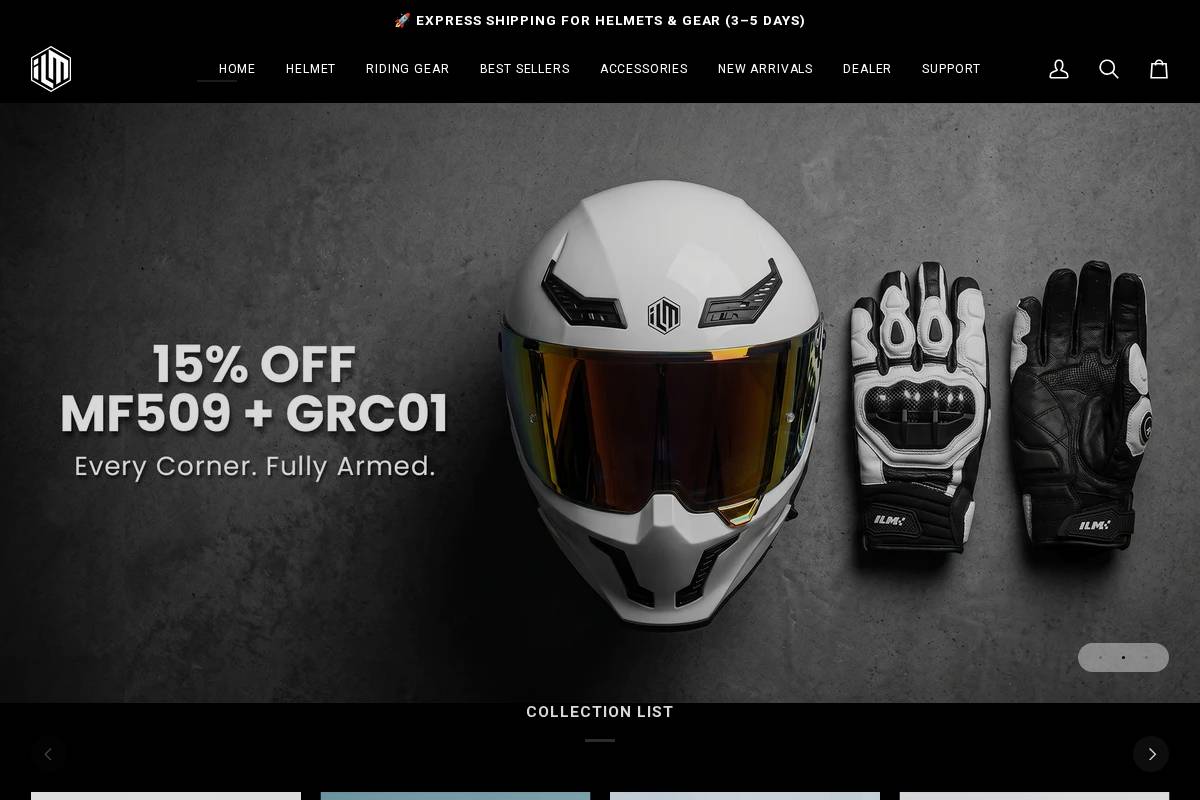 ilmotor.com homepage screenshot