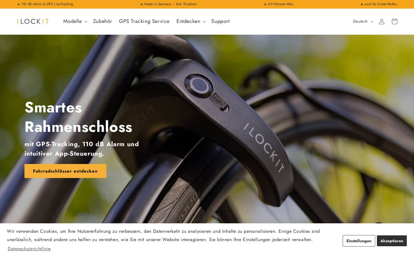 I LOCK IT homepage screenshot