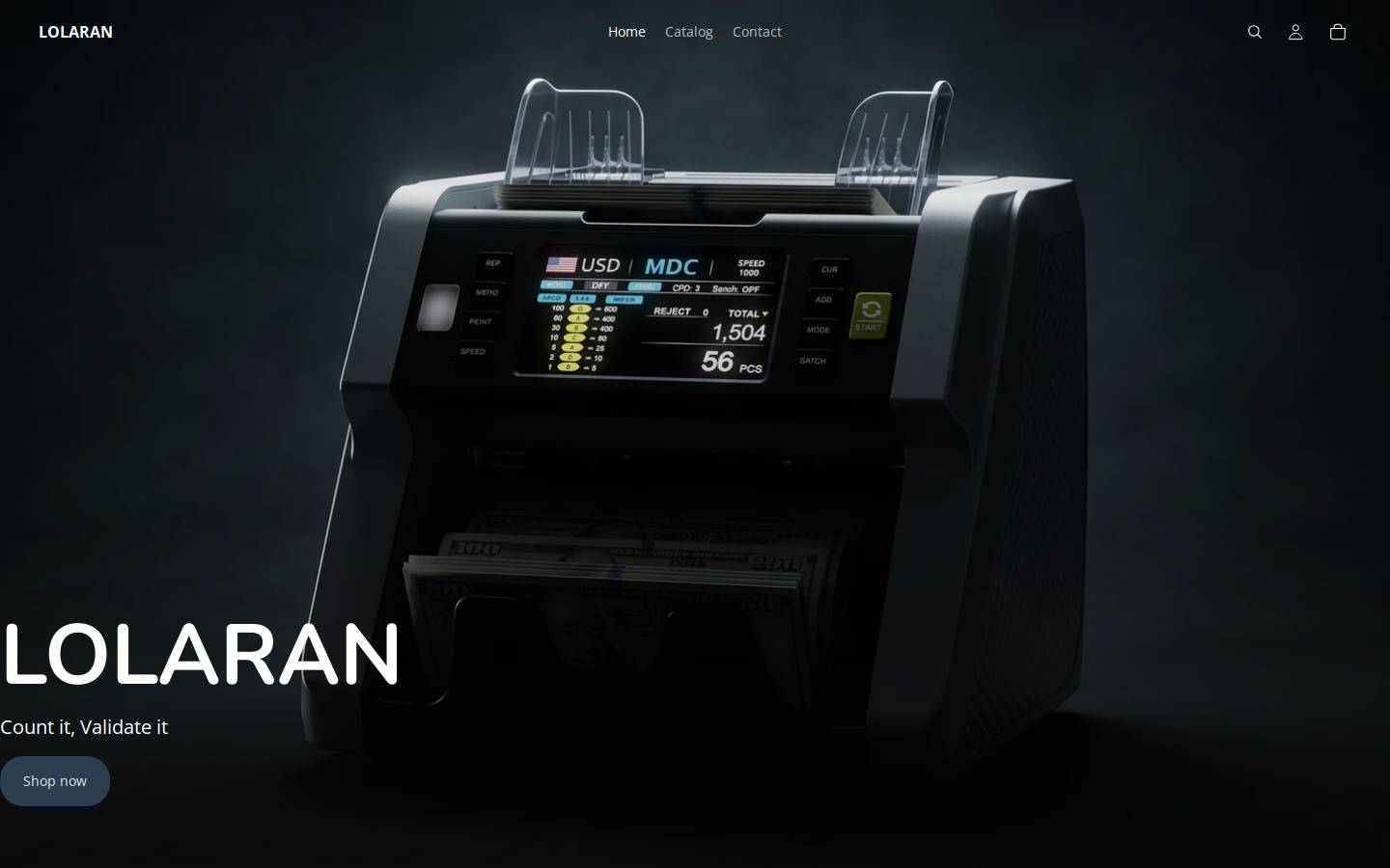 ilolaran.com homepage screenshot