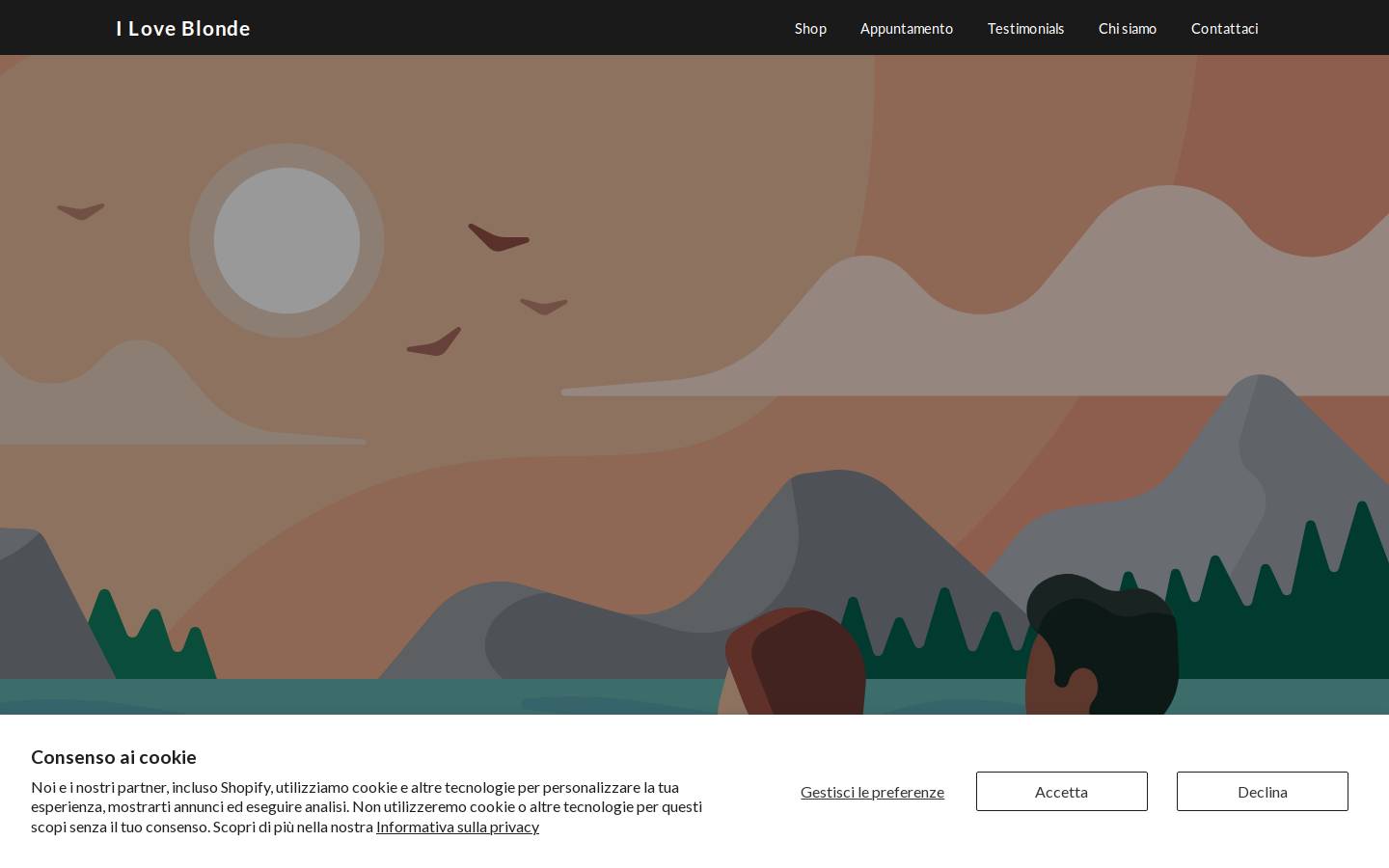 iloveblonde.it homepage screenshot