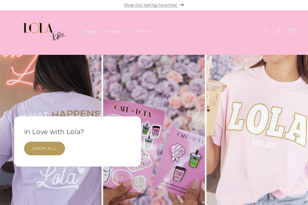 ilovelolaxo.com homepage screenshot