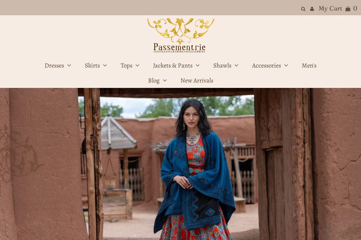 ilovepassementrie.com homepage screenshot