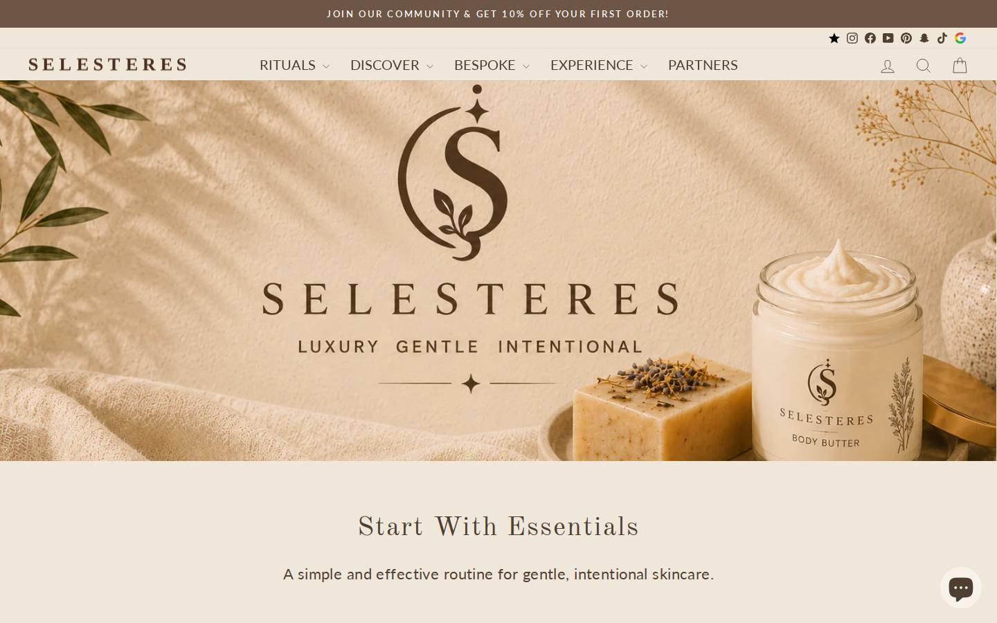 iloveselesteres.com homepage screenshot