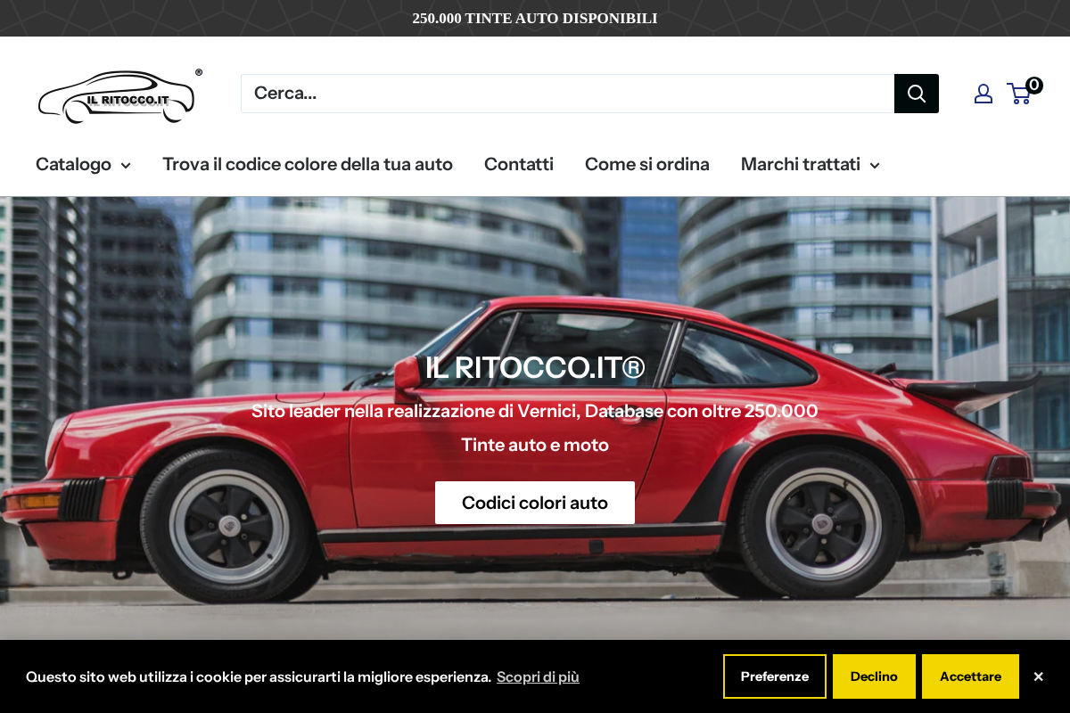 Ilritocco homepage screenshot