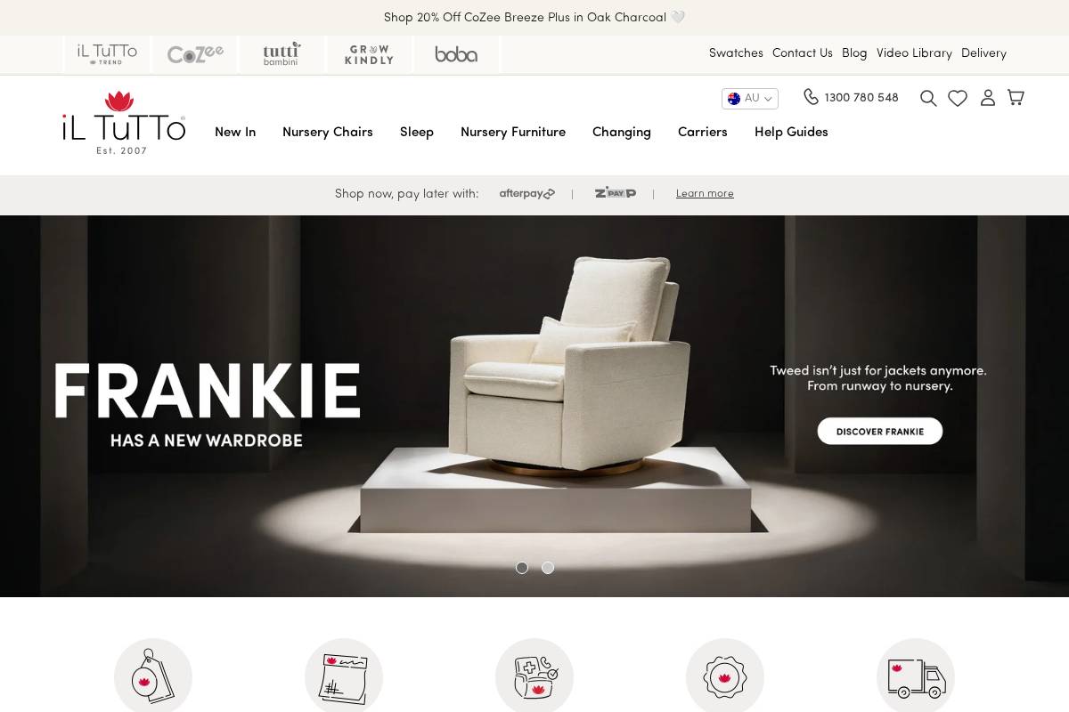 iltutto.com.au homepage screenshot