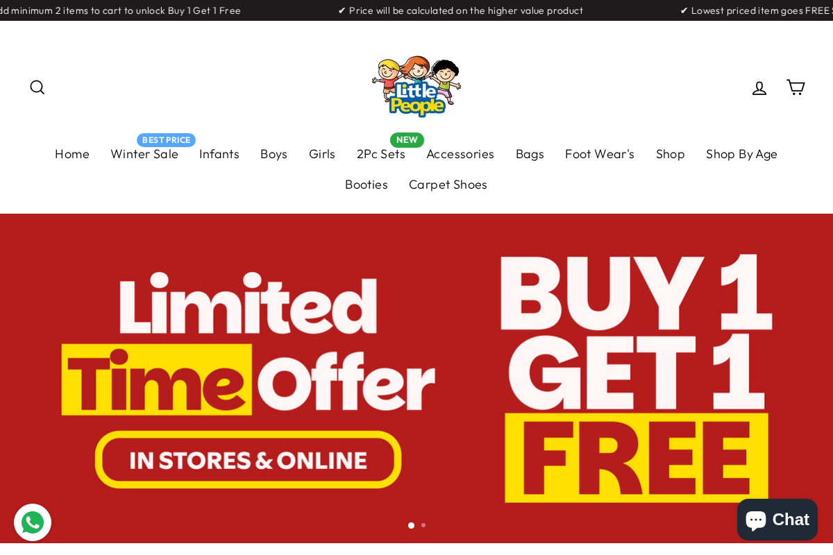 Iluvlittlepeople homepage screenshot