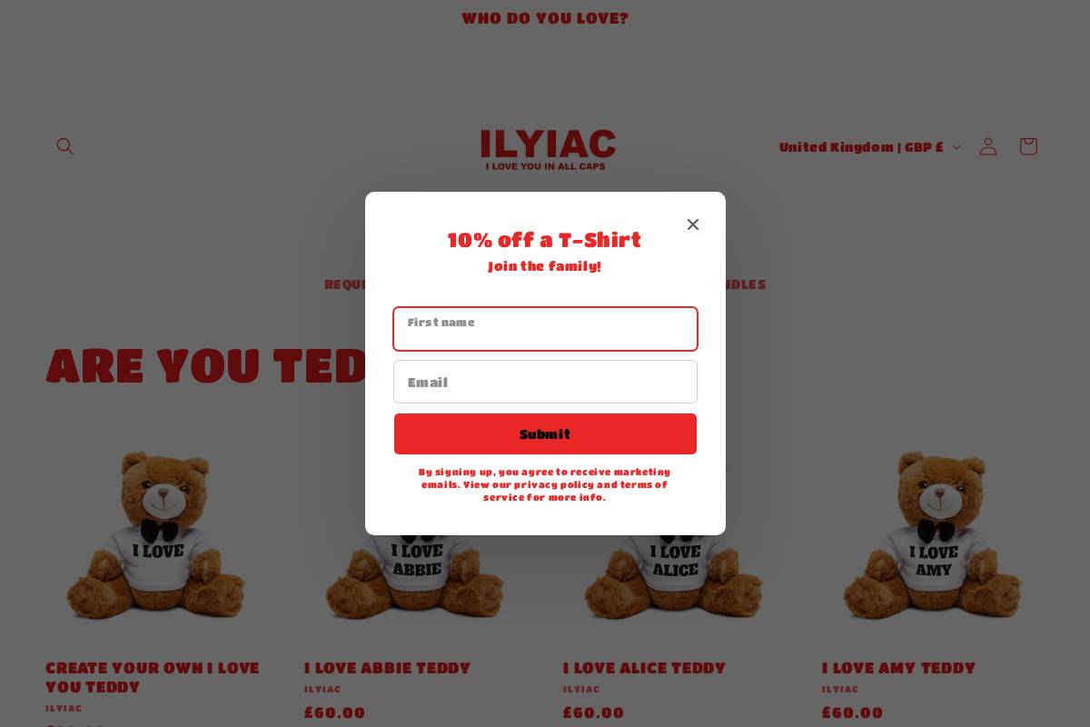 ilyiac.com homepage screenshot