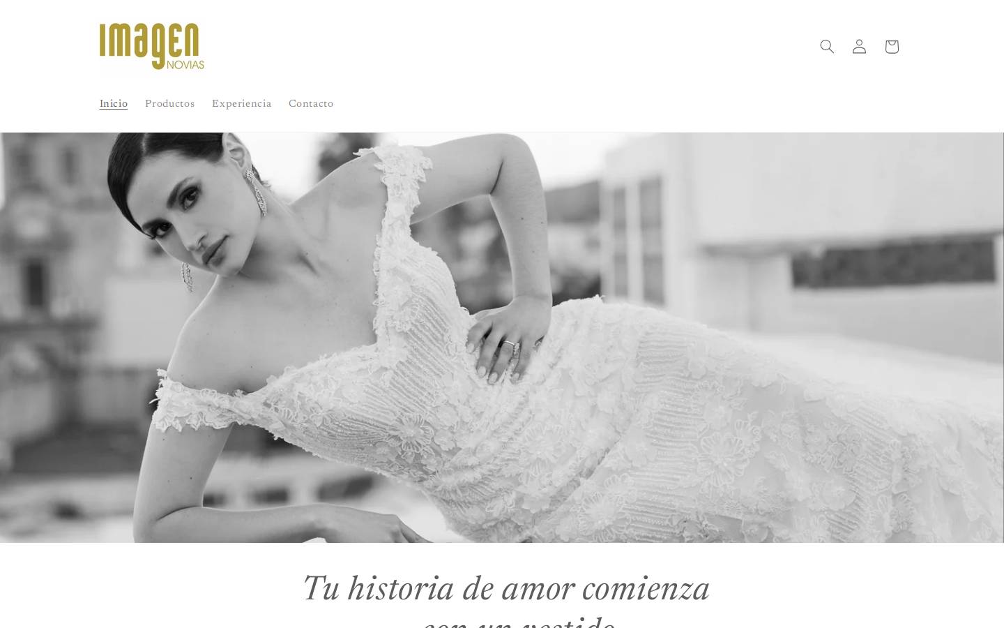 imagennovias.com.mx homepage screenshot
