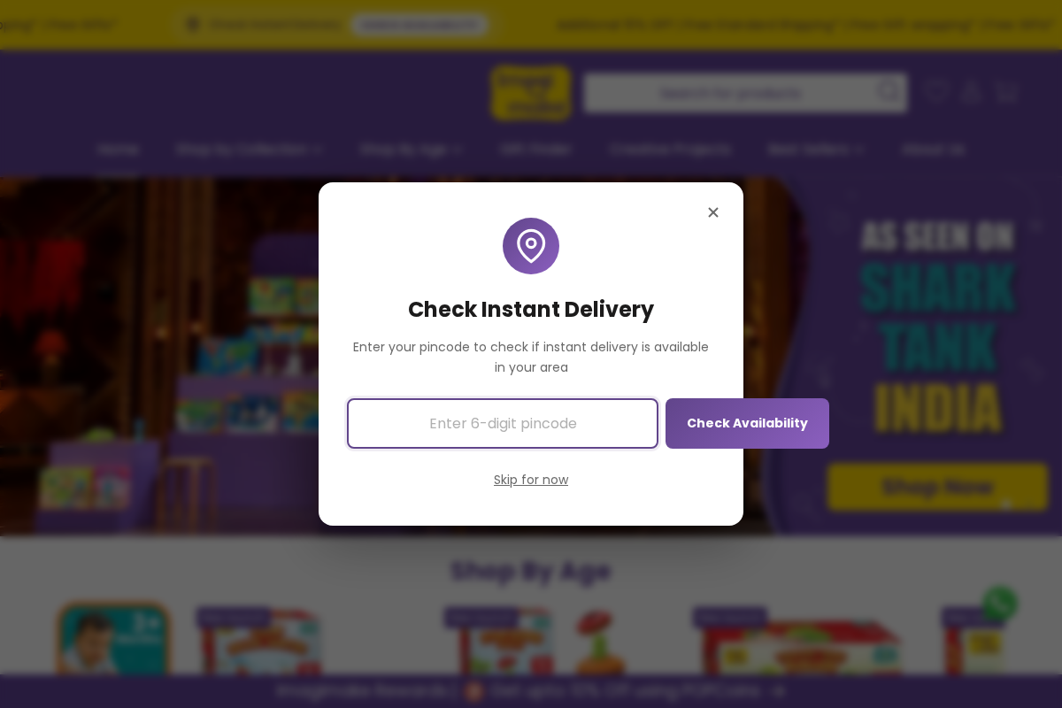 Imagimake homepage screenshot