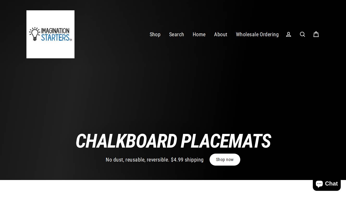 imaginationstarters.com homepage screenshot