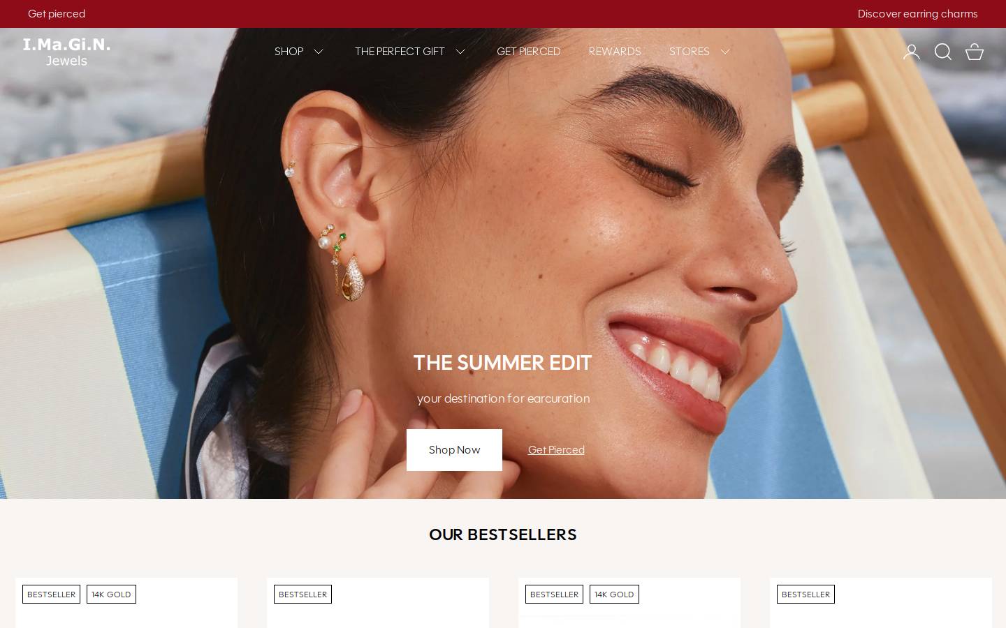 I.Ma.Gi.N. Jewels homepage screenshot