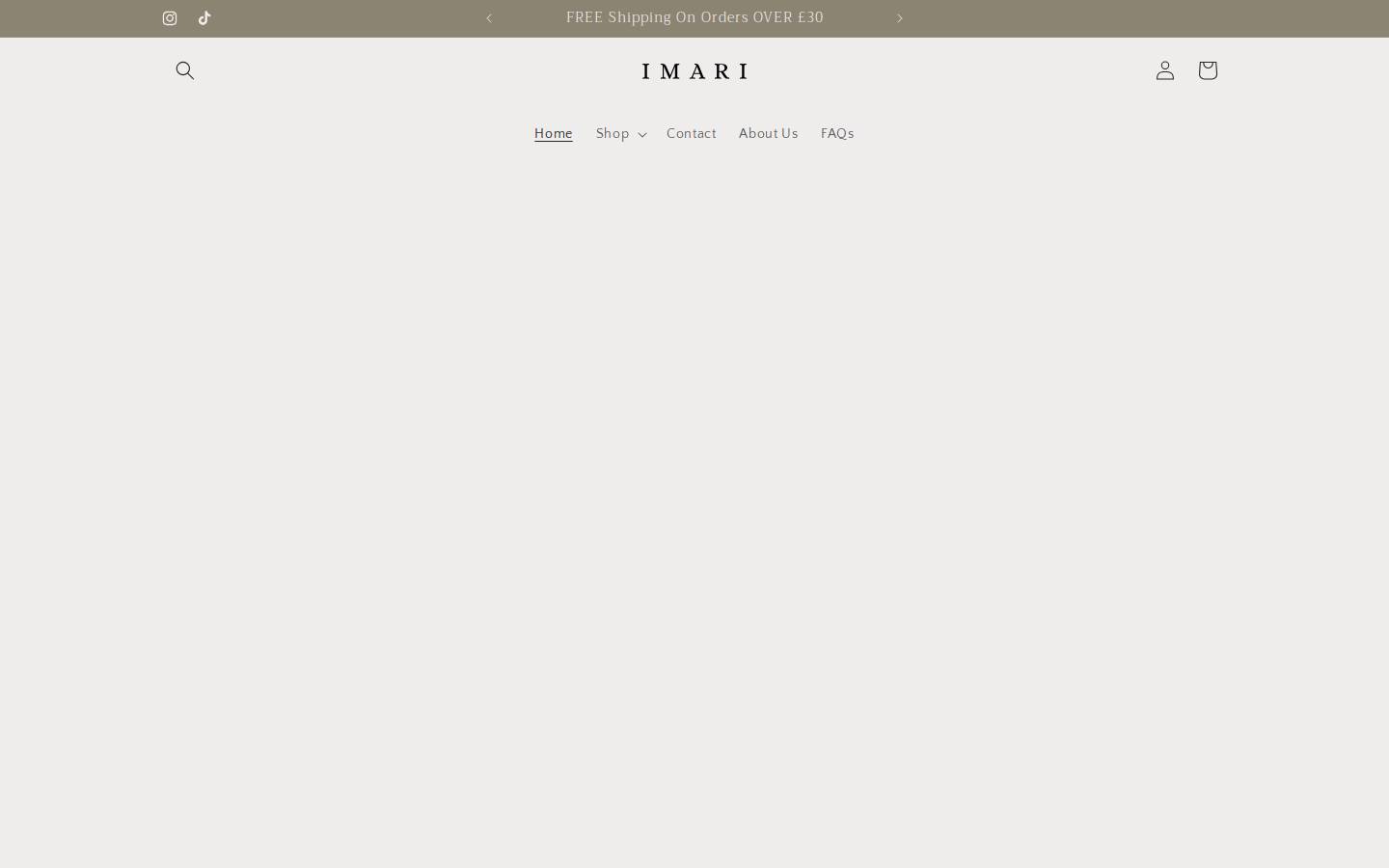 imari.co.uk homepage screenshot