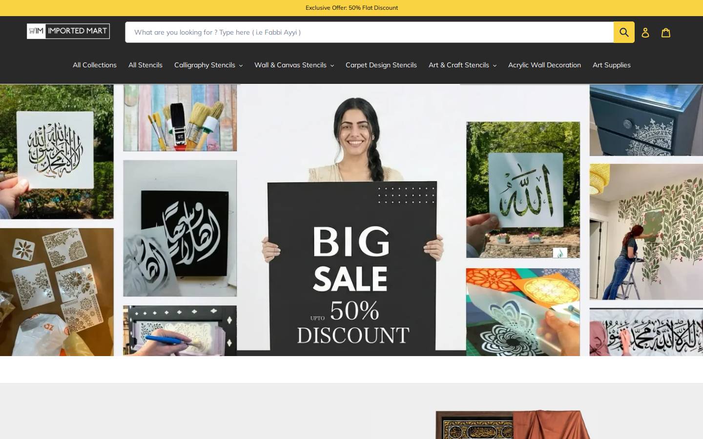 imartdecor.com homepage screenshot