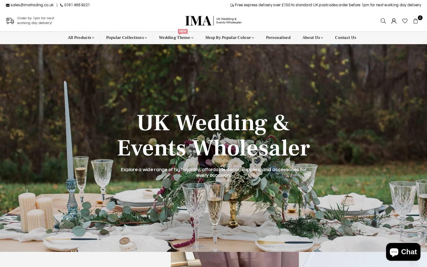 imatrading.co.uk homepage screenshot