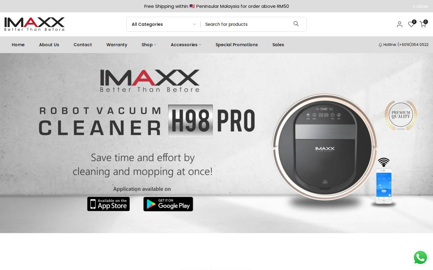 imaxx2u.com.my homepage screenshot