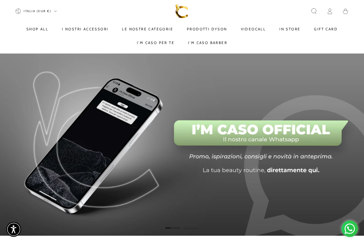 I'M Caso Parrucchieri homepage screenshot