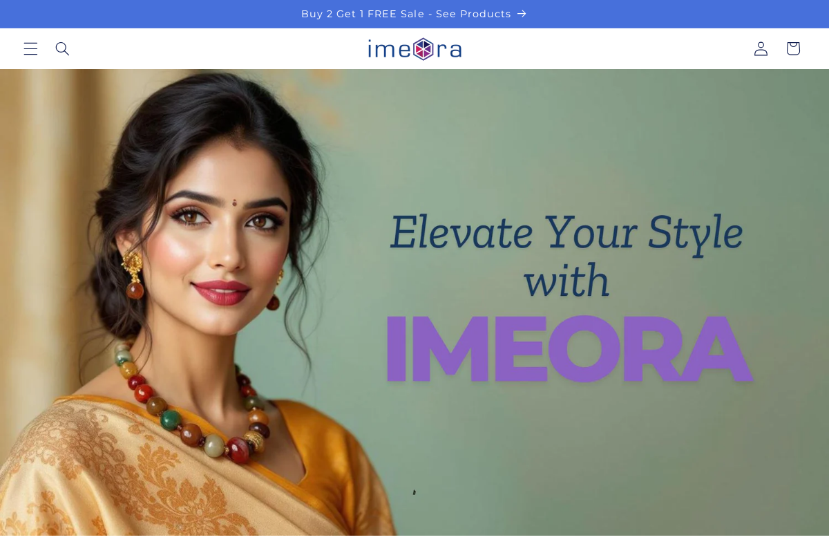 Imeora homepage screenshot